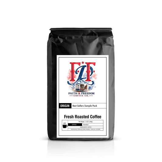 Best Sellers Sample Pack: 6Bean, Cowboy, Breakfast, Peru, Mexico, Bali